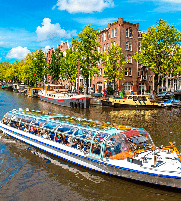 Sail the canals of Amsterdam