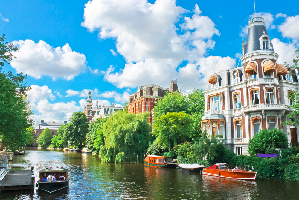 Sail the canals of Amsterdam