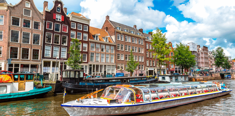 Sail the canals of Amsterdam