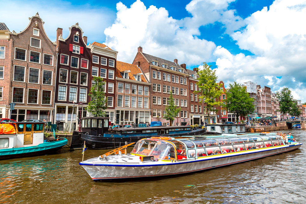 Sail the canals of Amsterdam